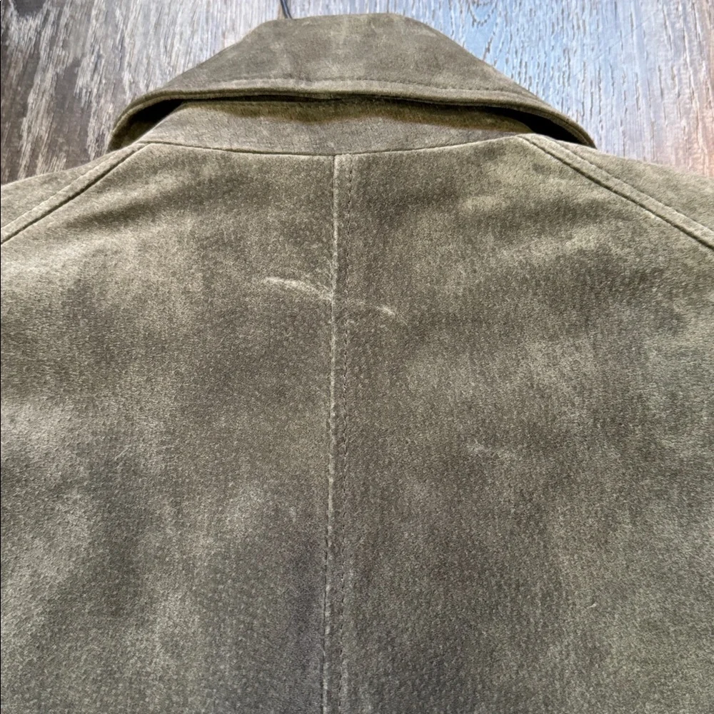 Marc New York Gray Suede biker jacket. - Picture 8 of 11